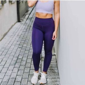 Balance Athletica purple leggings size medium